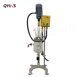 防爆攪拌三層玻璃反應釜1L、2L、3L、5L